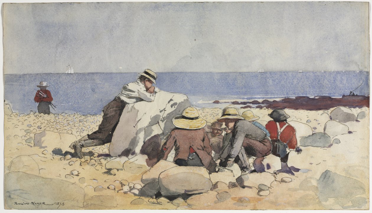 En musselfest av Winslow Homer