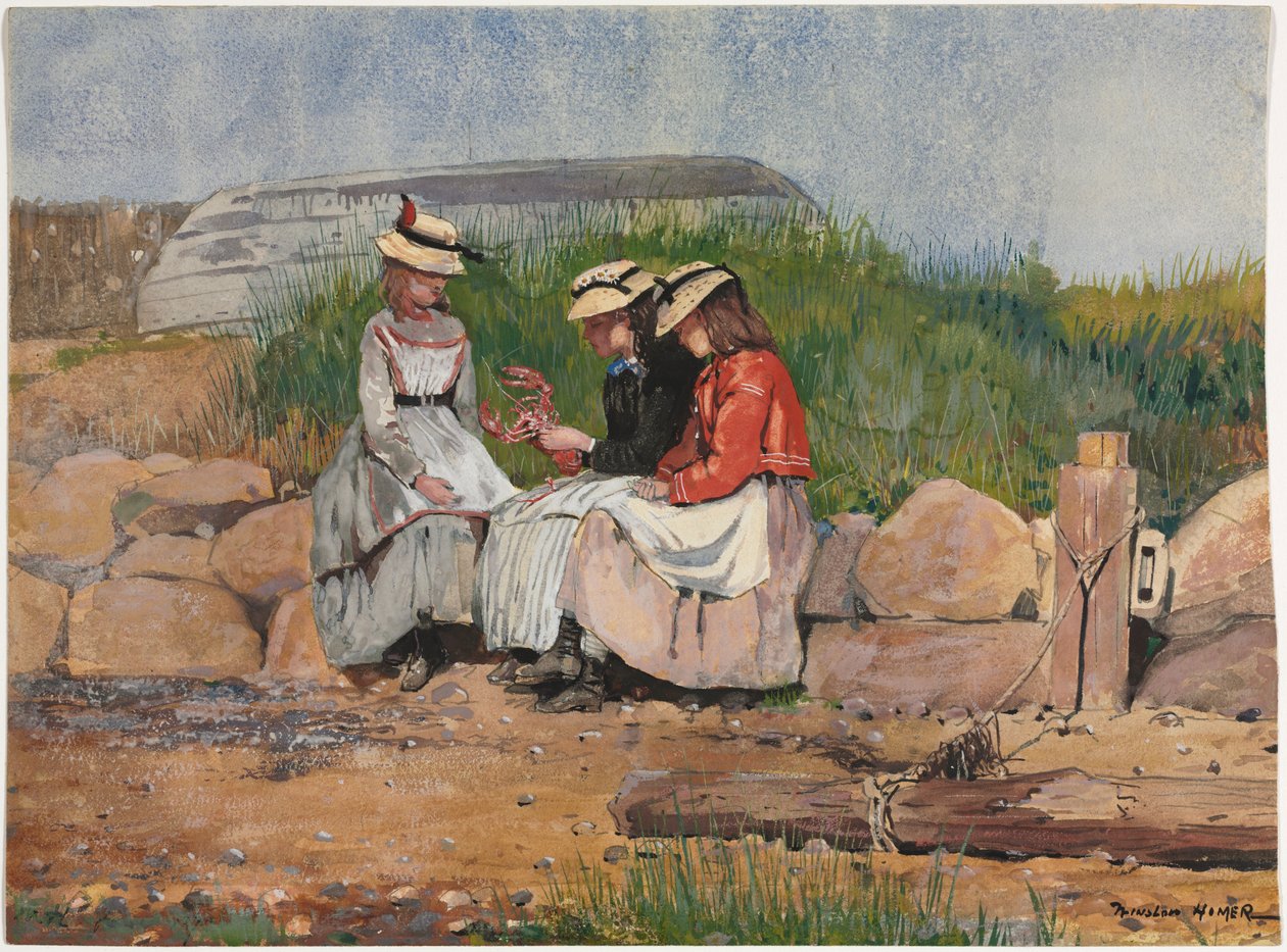 En fiskares dotter av Winslow Homer