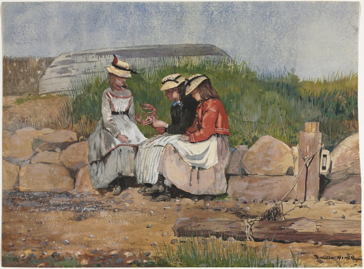 En fiskares dotter av Winslow Homer
