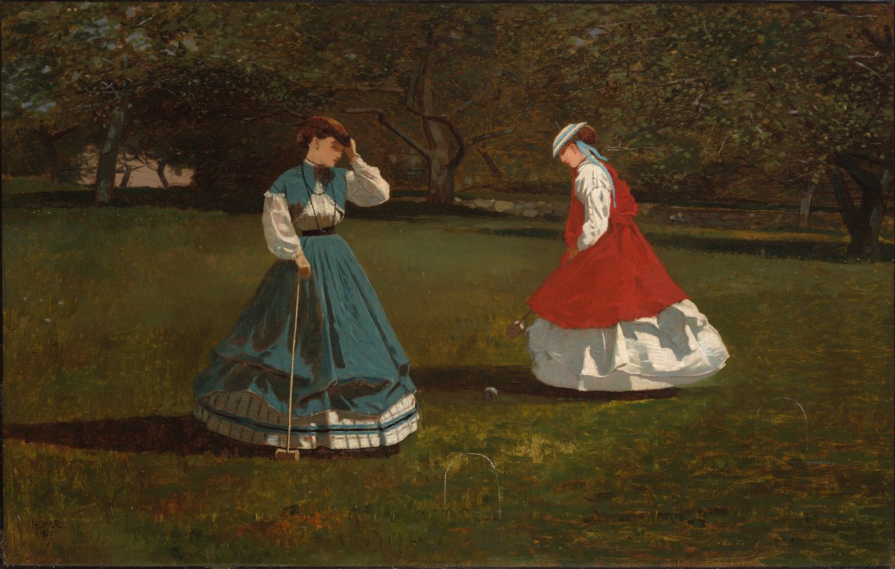 Ett spel krocket av Winslow Homer