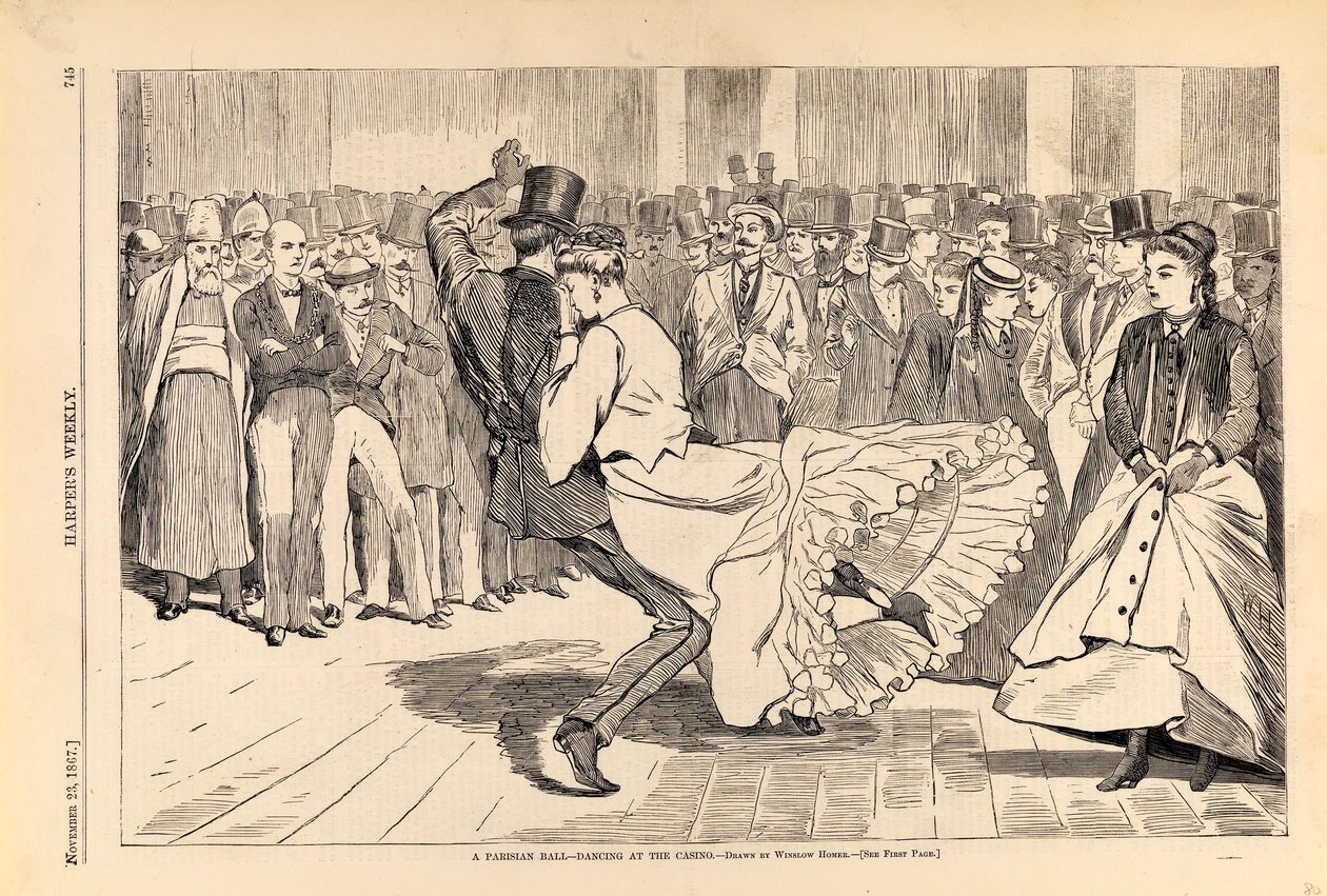 En parisisk bal - Dansa på kasinot, från Harper