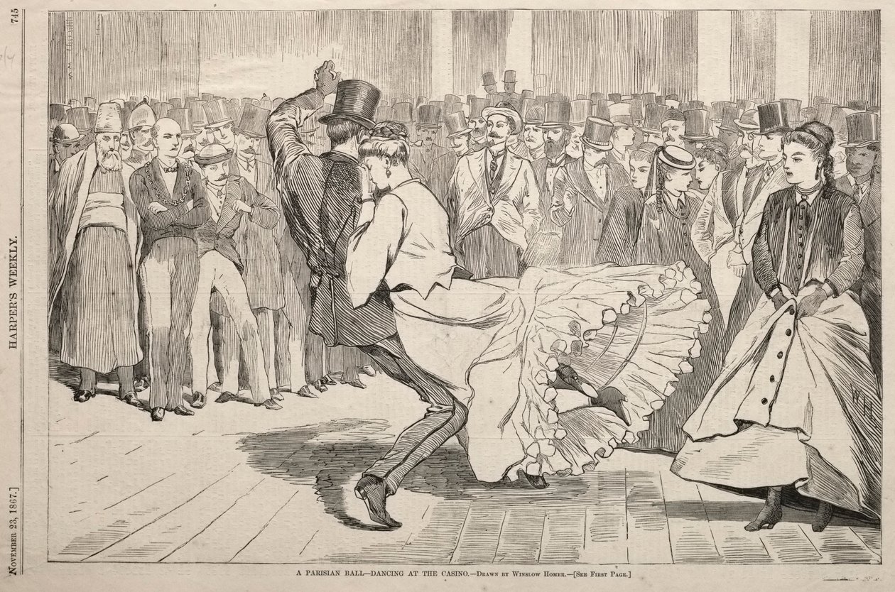 En parisisk bal - Dans på kasinot av Winslow Homer
