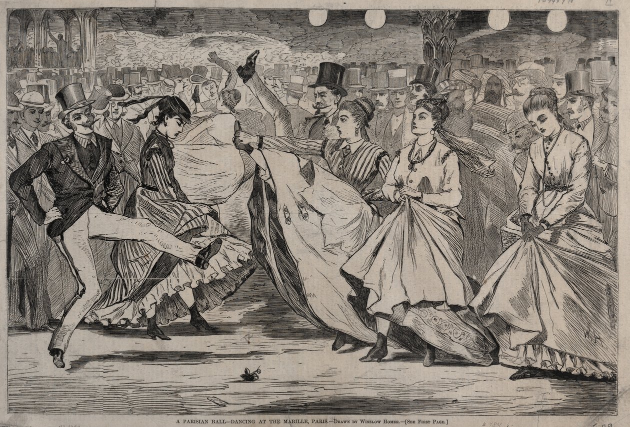 En parisisk bal – Dans på Mabille i Paris av Winslow Homer