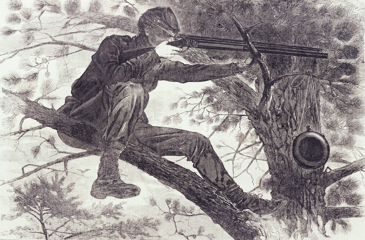 En skarpskytt på vakttjänstgöring av Winslow Homer
