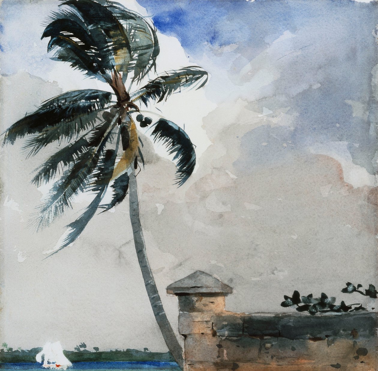 En tropisk bris, Nassau, 1889-90 av Winslow Homer