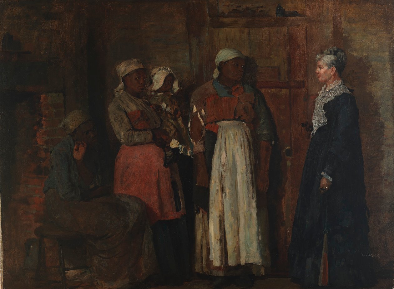 Ett besök från den gamla älskarinnan av Winslow Homer
