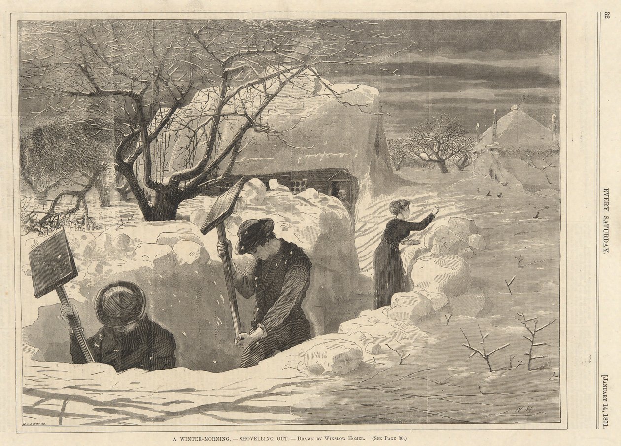 En vinter-morgon av Winslow Homer