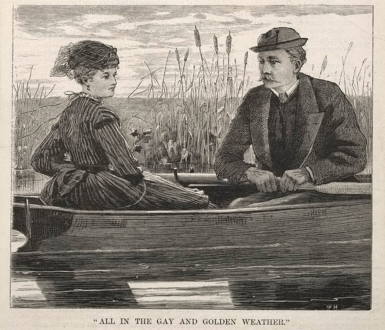"Allt i det glada och gyllene vädret" av Winslow Homer