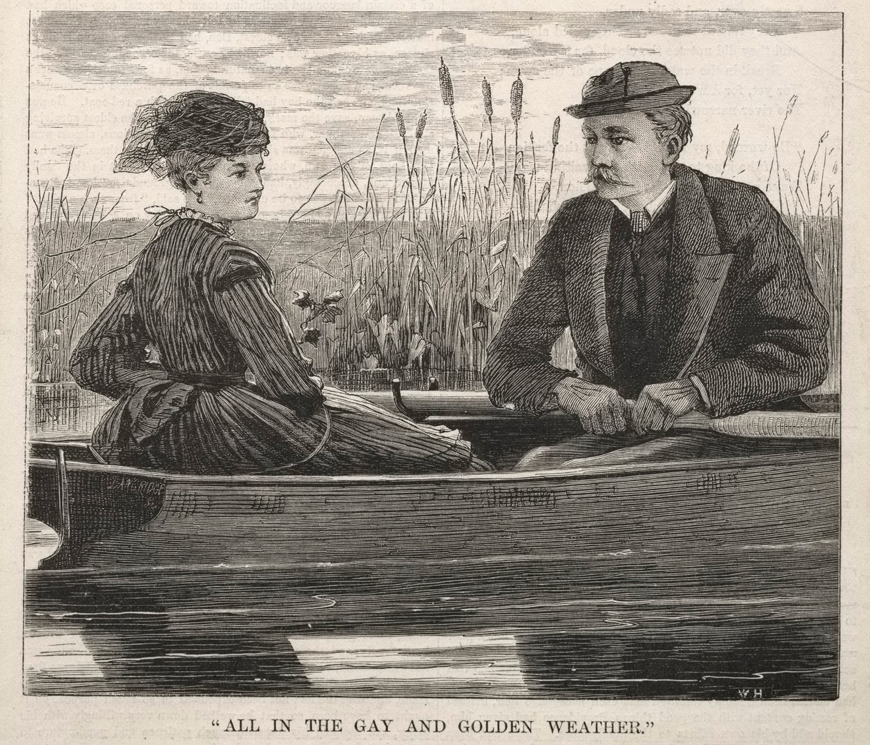 Allt i det gay- och gyllene vädret, 1869. av Winslow Homer