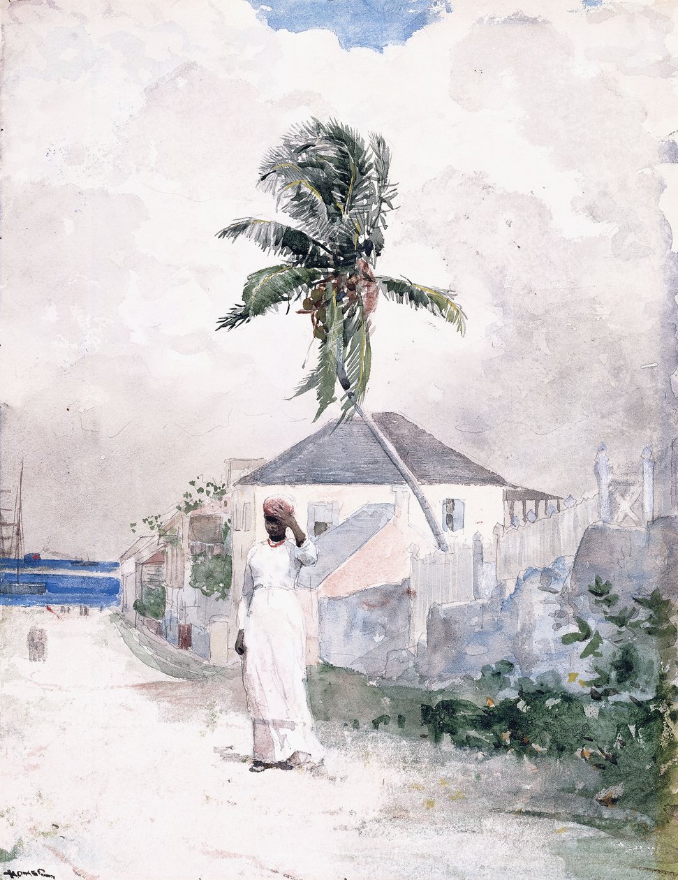 Längs vägen, Bahamas, 1885 av Winslow Homer