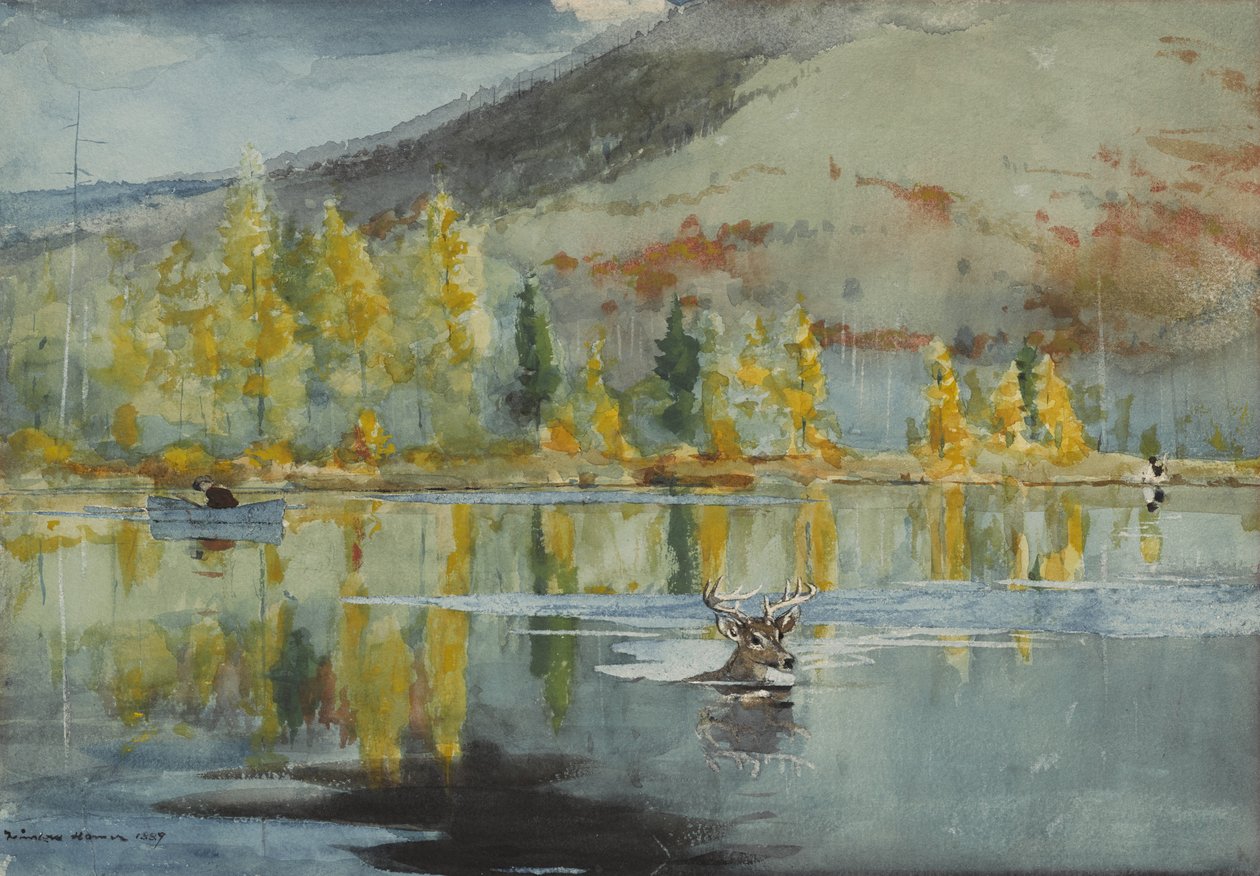 En oktoberdag, 1889 av Winslow Homer