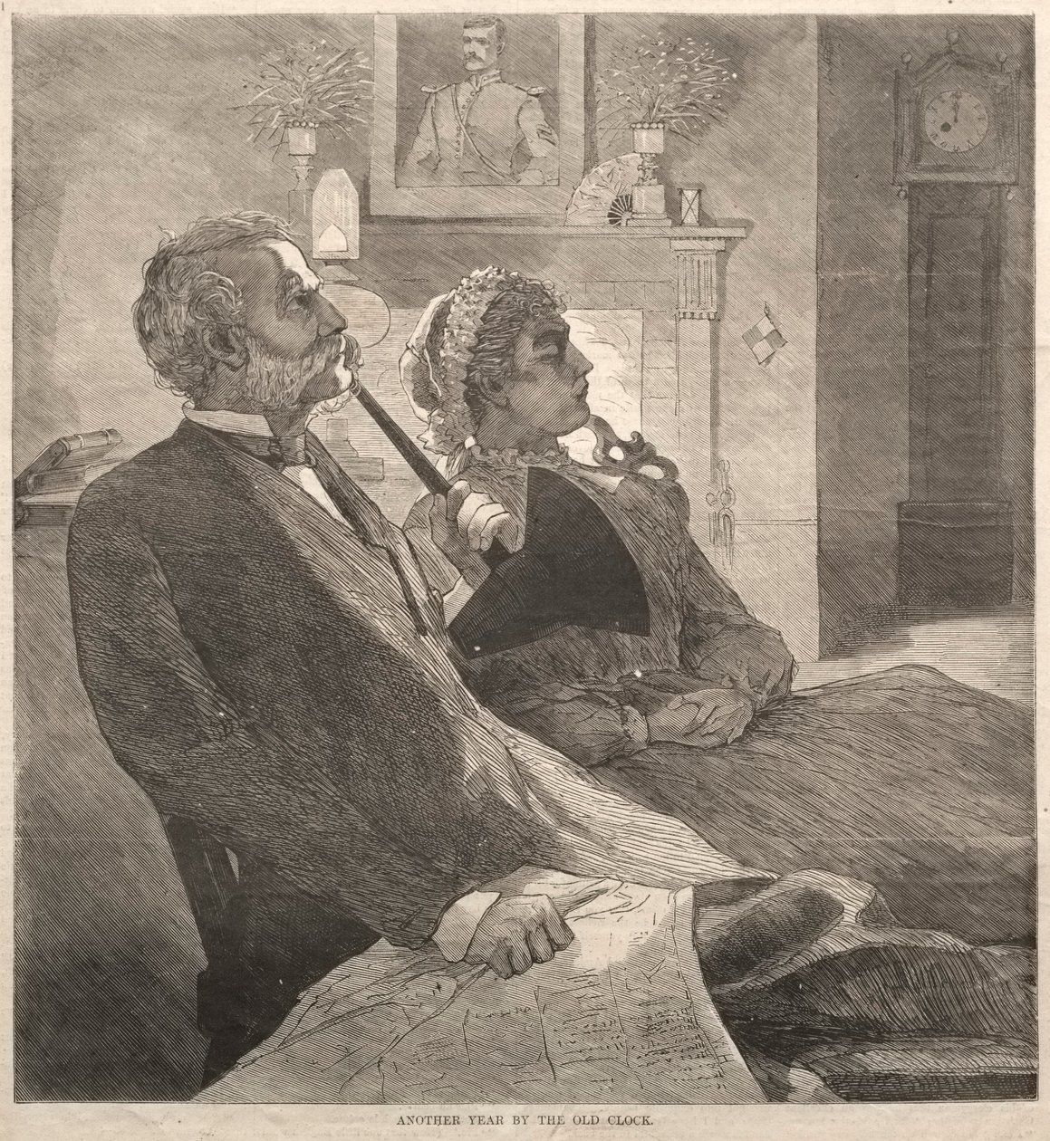 Ännu ett år med den gamla klockan av Winslow Homer
