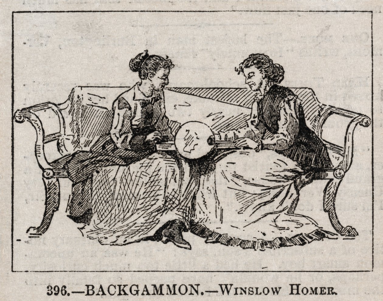 Backgammon av Winslow Homer