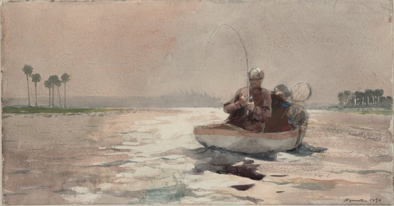 Abborrfiske - Florida av Winslow Homer