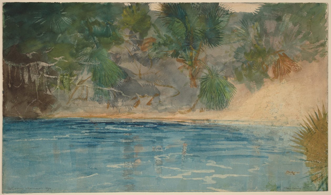 Blue Spring, Florida av Winslow Homer