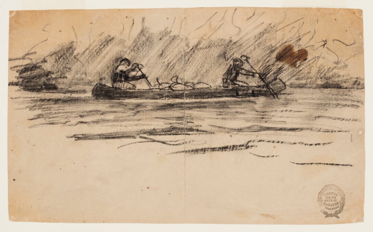 Kanot med två män av Winslow Homer