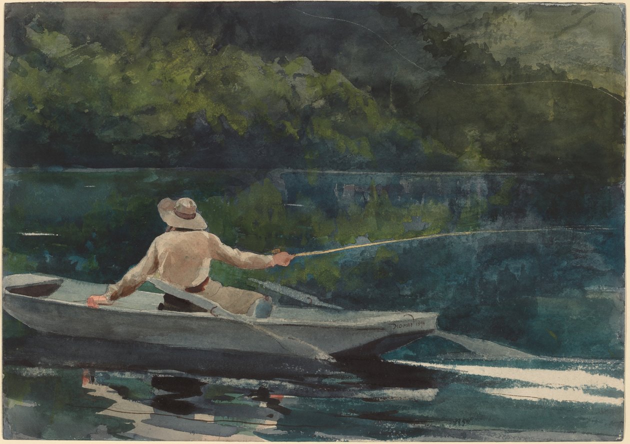 Casting, nummer två av Winslow Homer