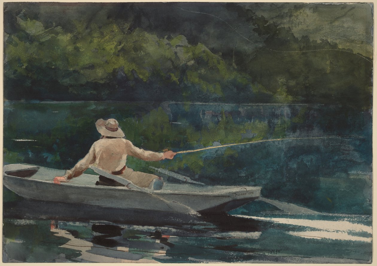 Gjutning, nummer två av Winslow Homer