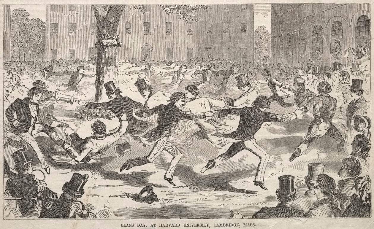 Klassdag, vid Harvard University, Cambridge, Massachusetts av Winslow Homer