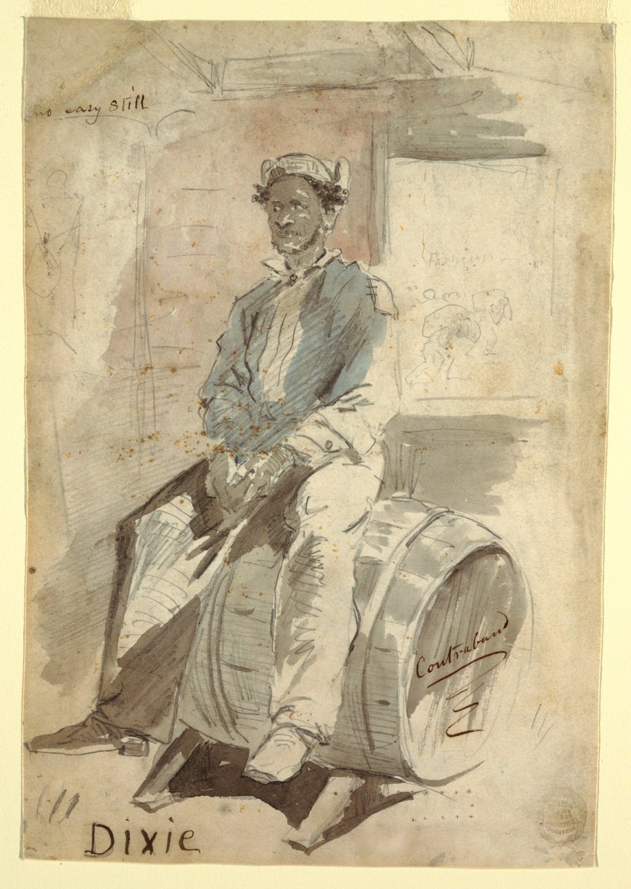 Ritning, Dixie, 1861 av Winslow Homer
