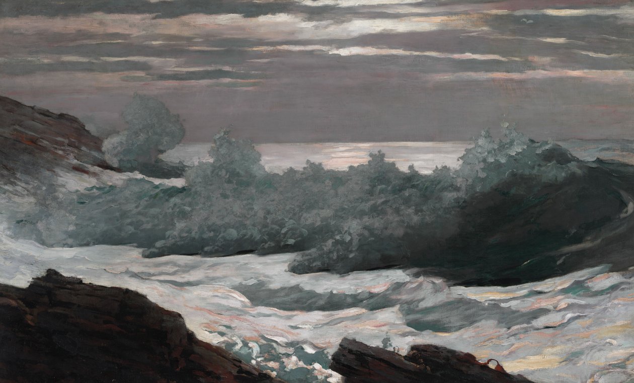 Tidig morgon efter en storm på havet, 1900-02 av Winslow Homer
