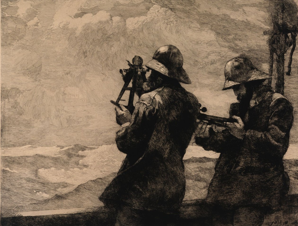 Åtta klockor av Winslow Homer
