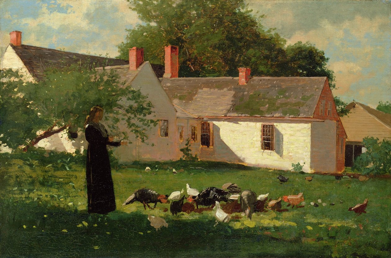 Scen från en bondgård av Winslow Homer