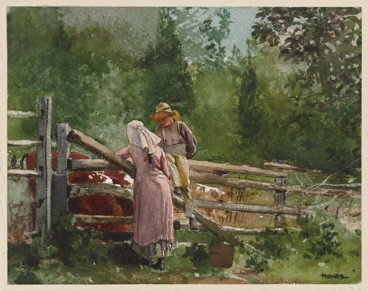 Matdags av Winslow Homer