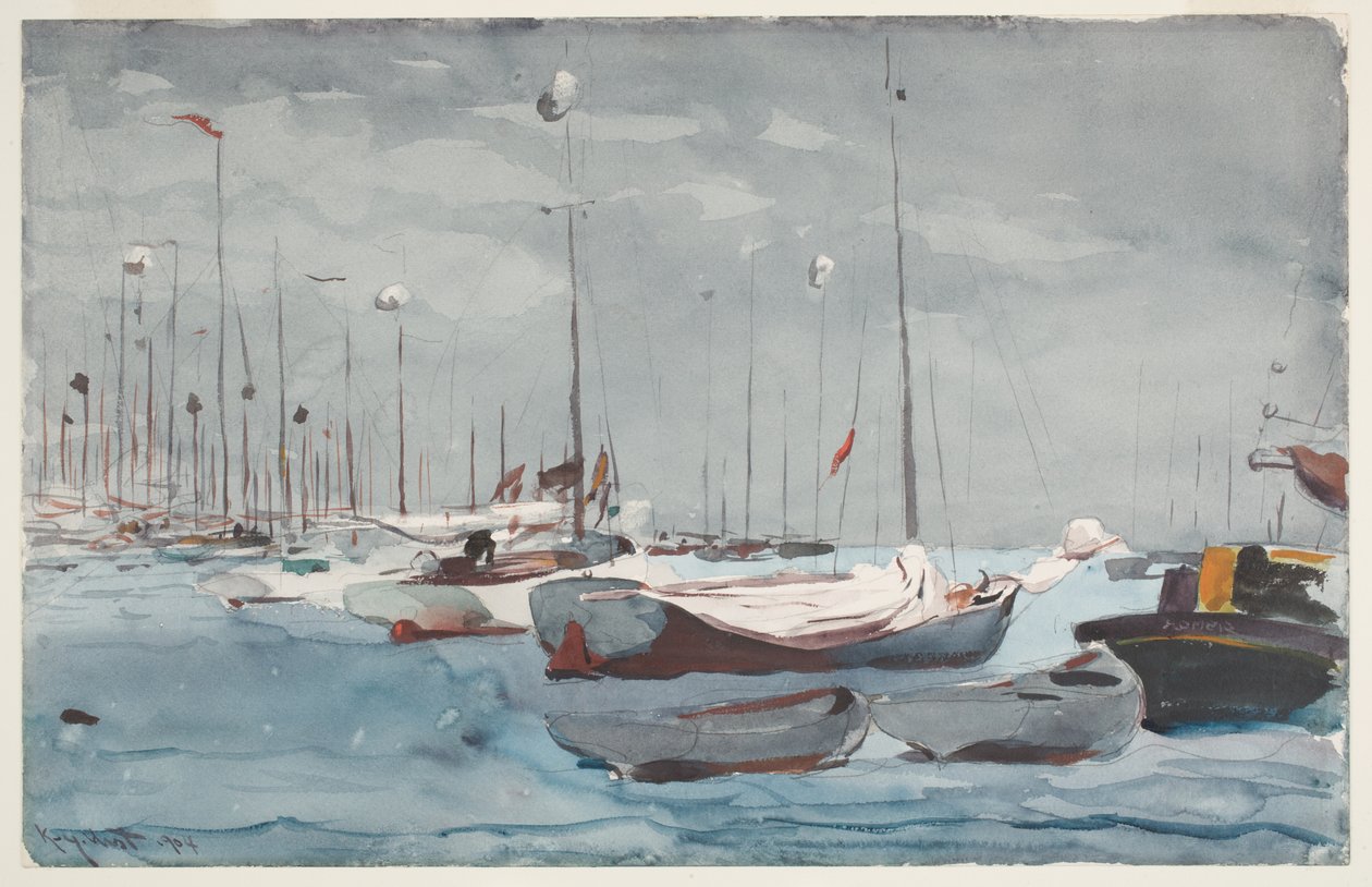 Fiskebåtar, Key West av Winslow Homer