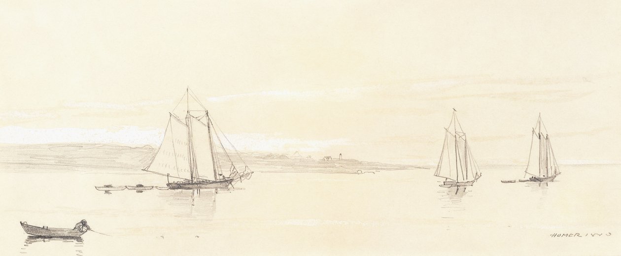 Fiskeflottan i Gloucester av Winslow Homer