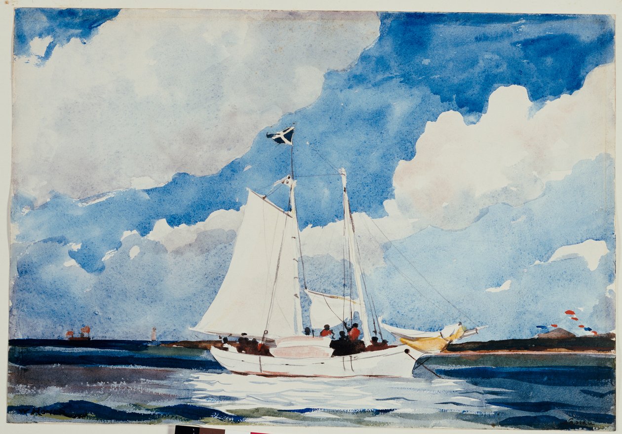 Fishing Schooner, Nassau, ca 1898-99 av Winslow Homer