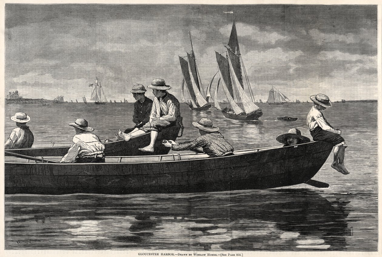 Gloucester hamn av Winslow Homer