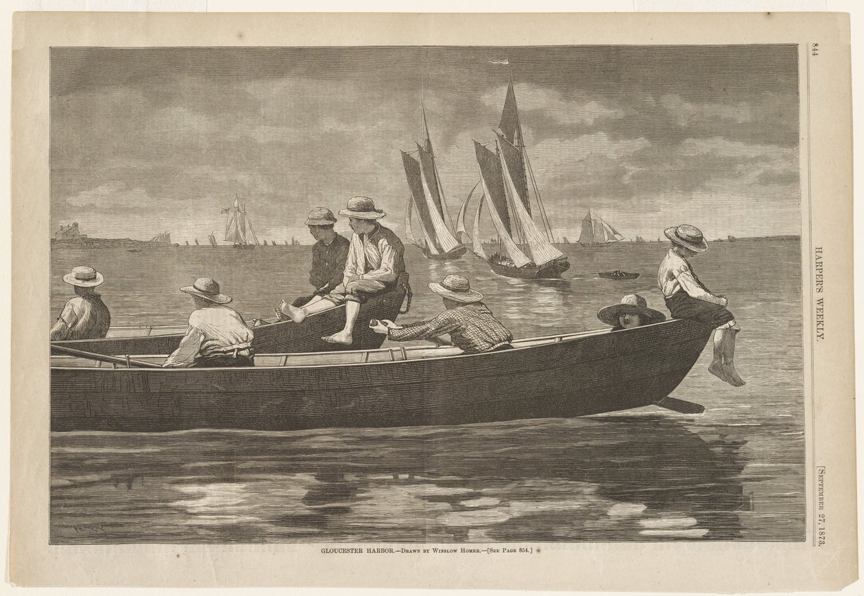 Gloucester hamn av Winslow Homer