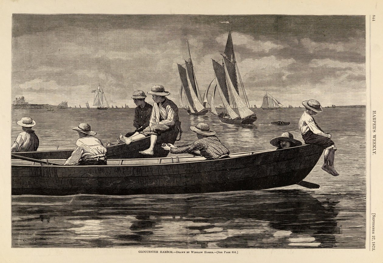 Gloucester Harbor, från Harper