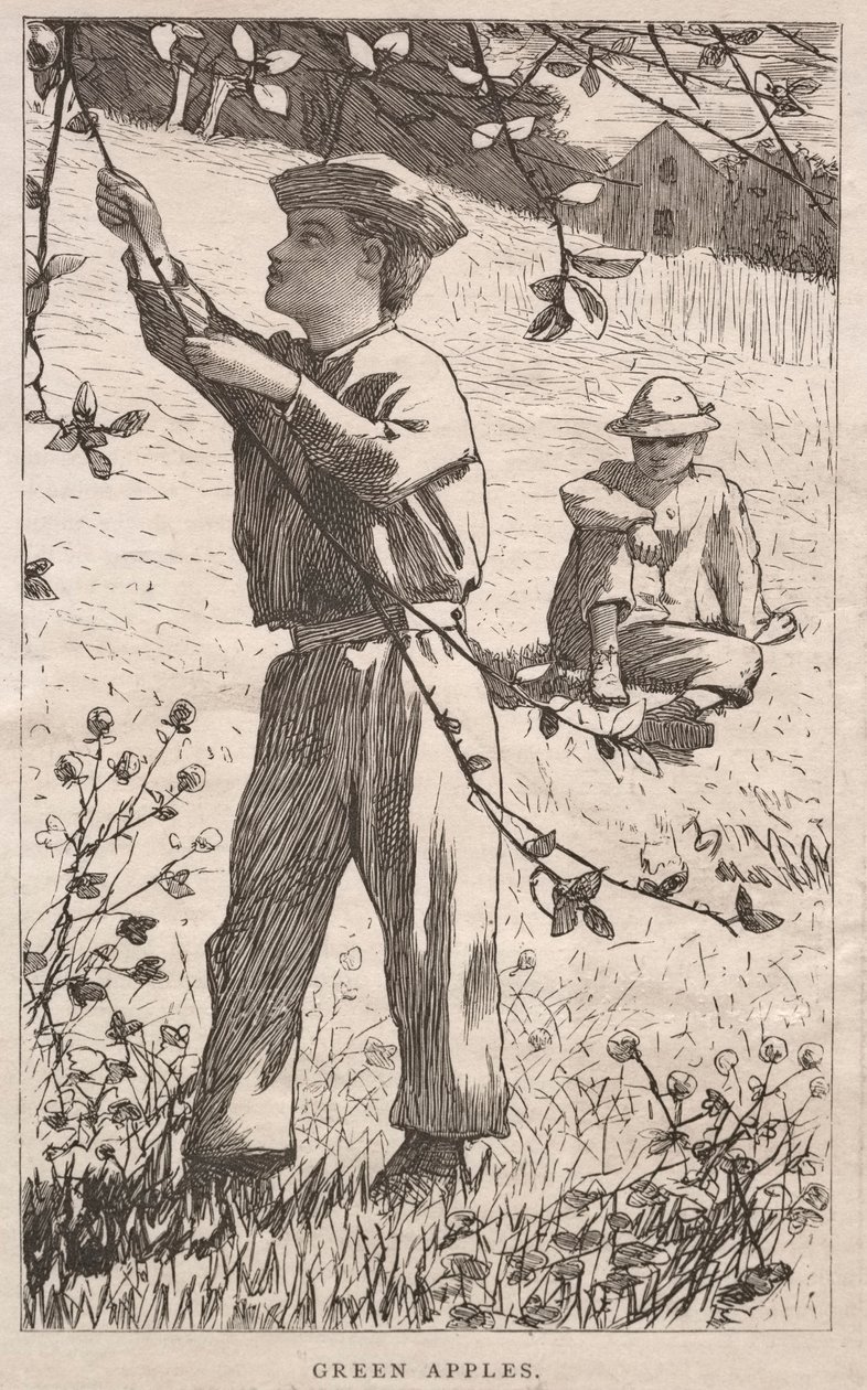 Gröna äpplen av Winslow Homer