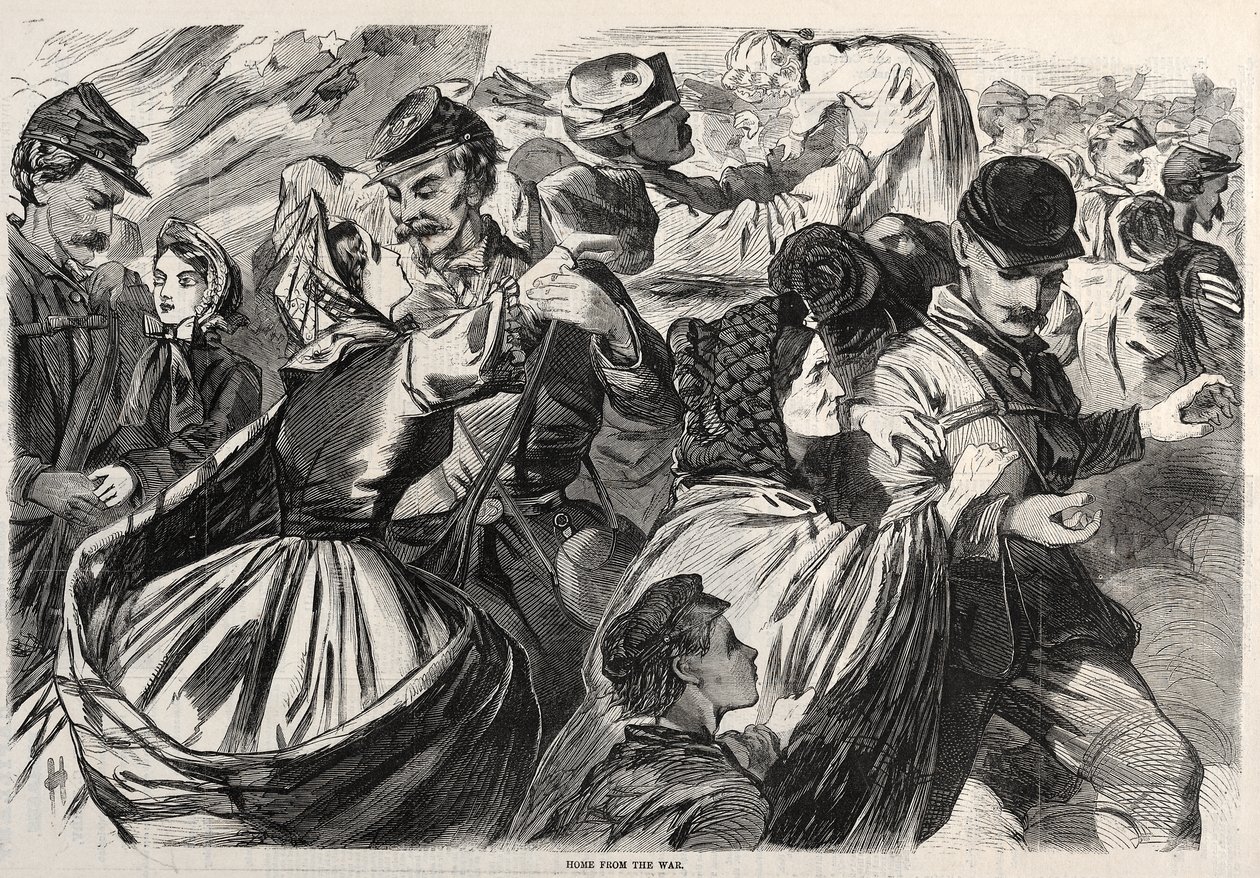 Hem från kriget av Winslow Homer