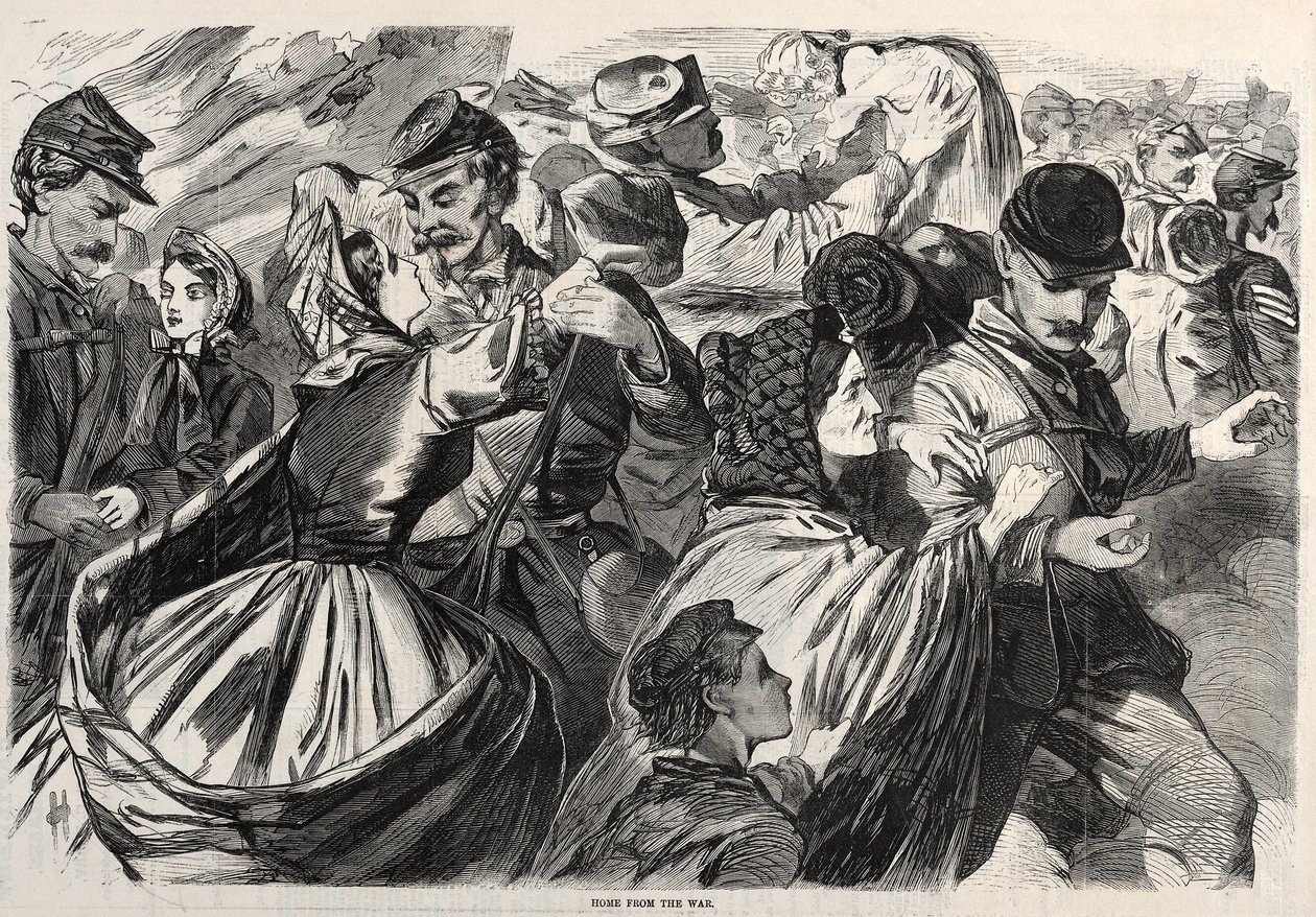 Hem från kriget, 1863. av Winslow Homer