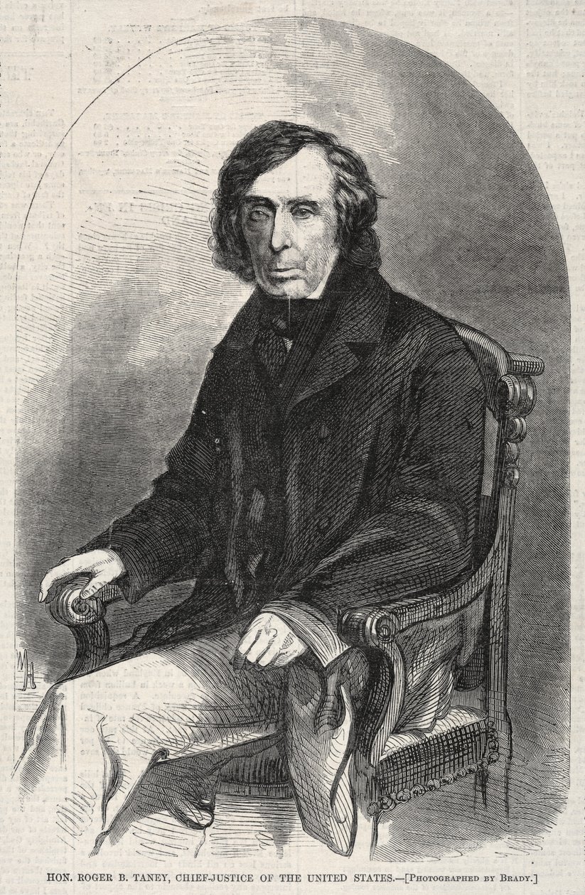 Hon. Roger B. Taney, överdomare i USA, 1860. av Winslow Homer