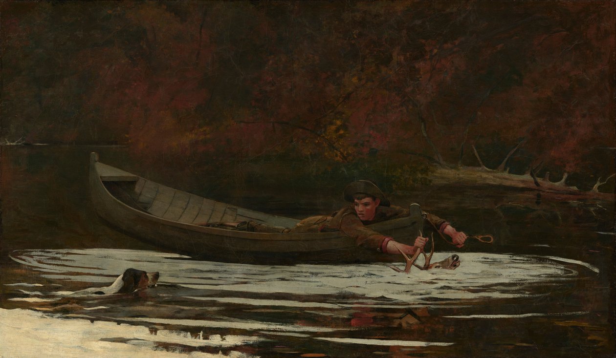 Hunden och jägaren av Winslow Homer