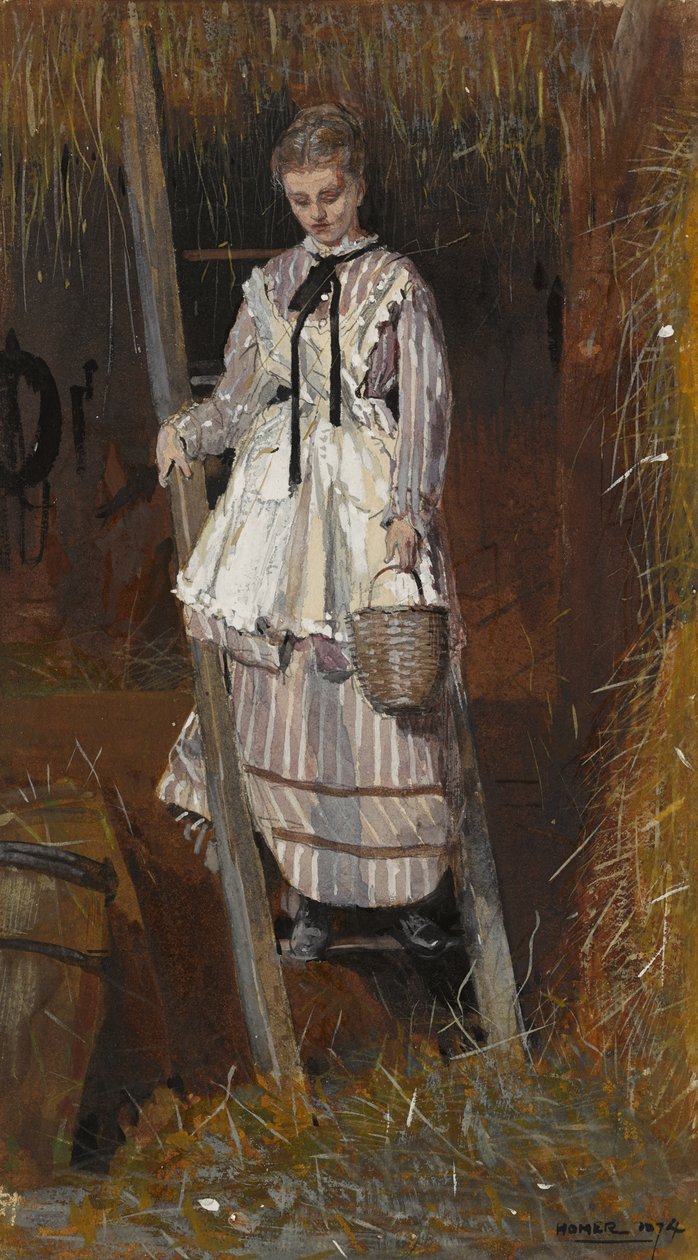 Jakt på ägg, 1874 av Winslow Homer