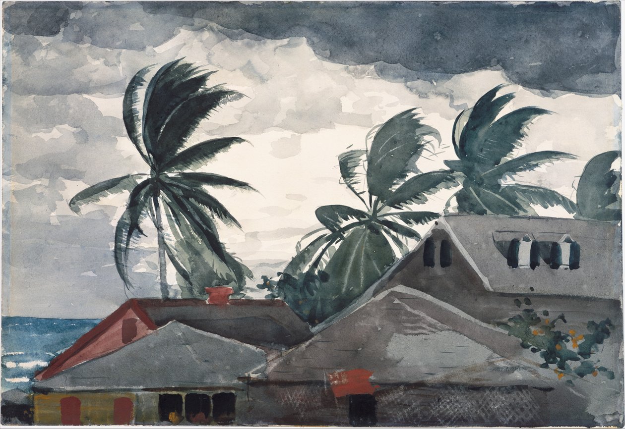 Orkan, Bahamas av Winslow Homer