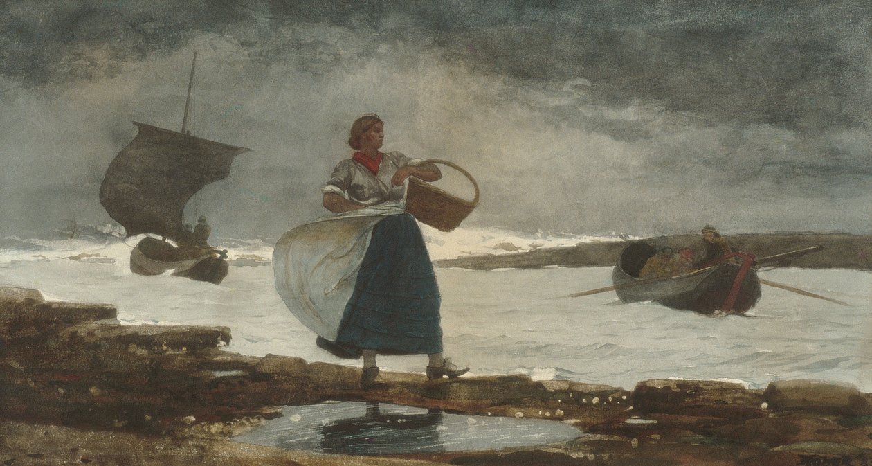 Inne på baren av Winslow Homer