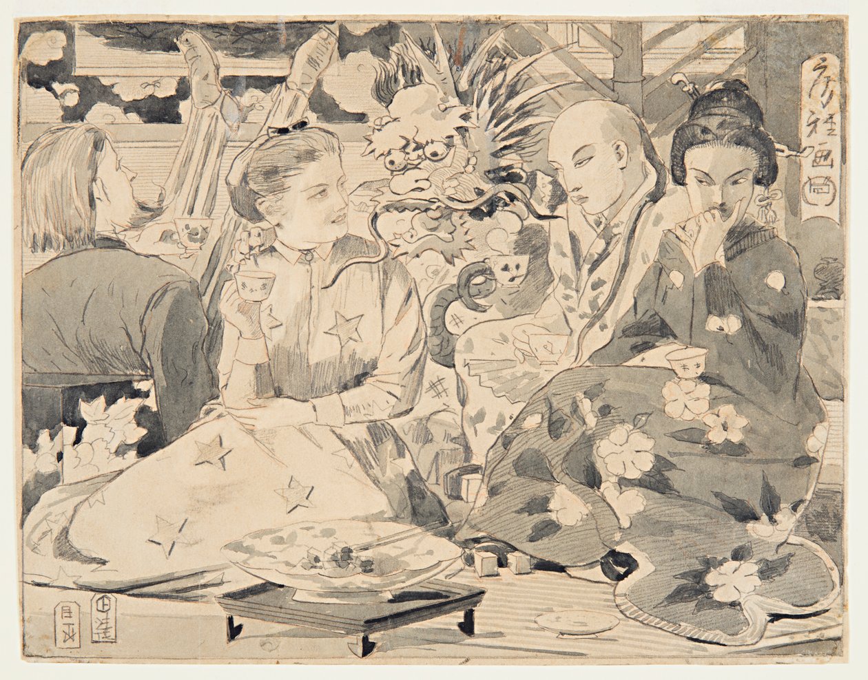Internationellt Tea Party av Winslow Homer