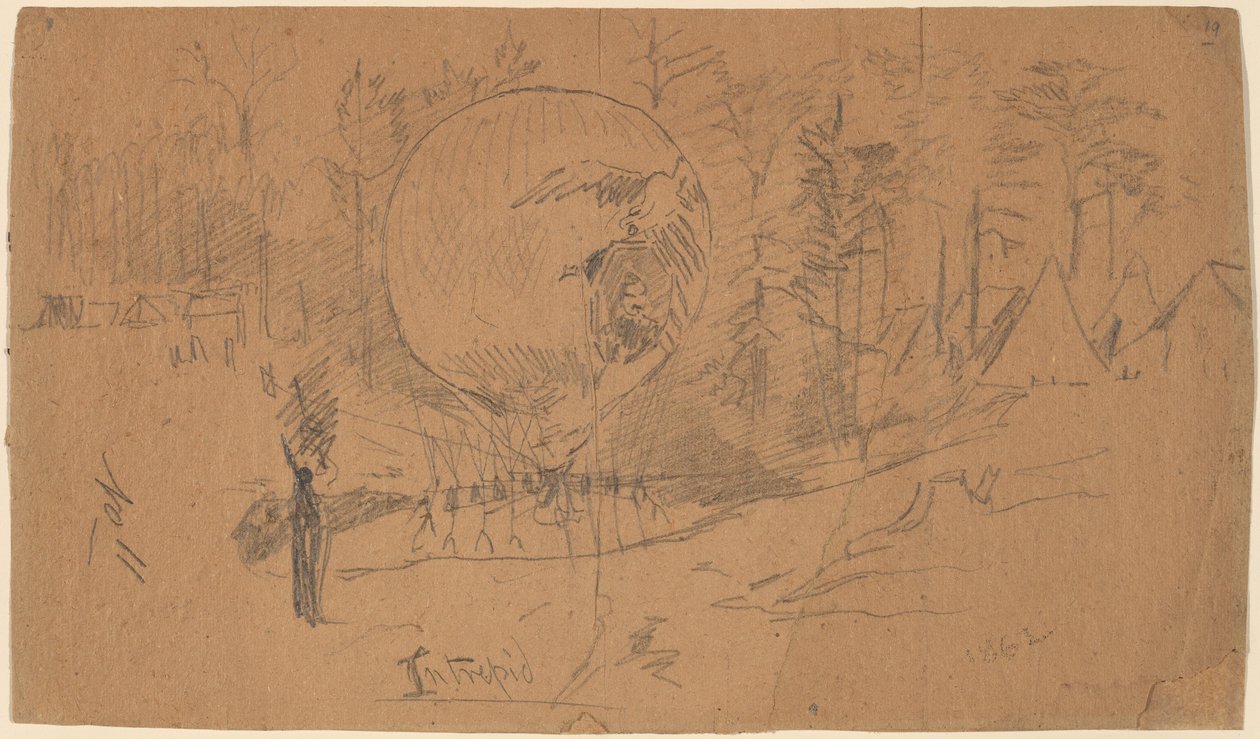 Intrepid [höger], 1862. av Winslow Homer