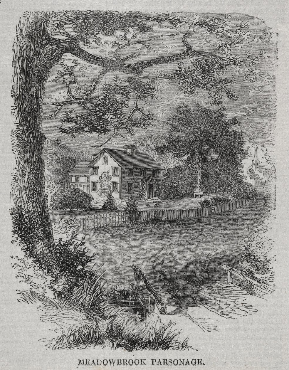 Meadowbrook prästgård, 1860. av Winslow Homer