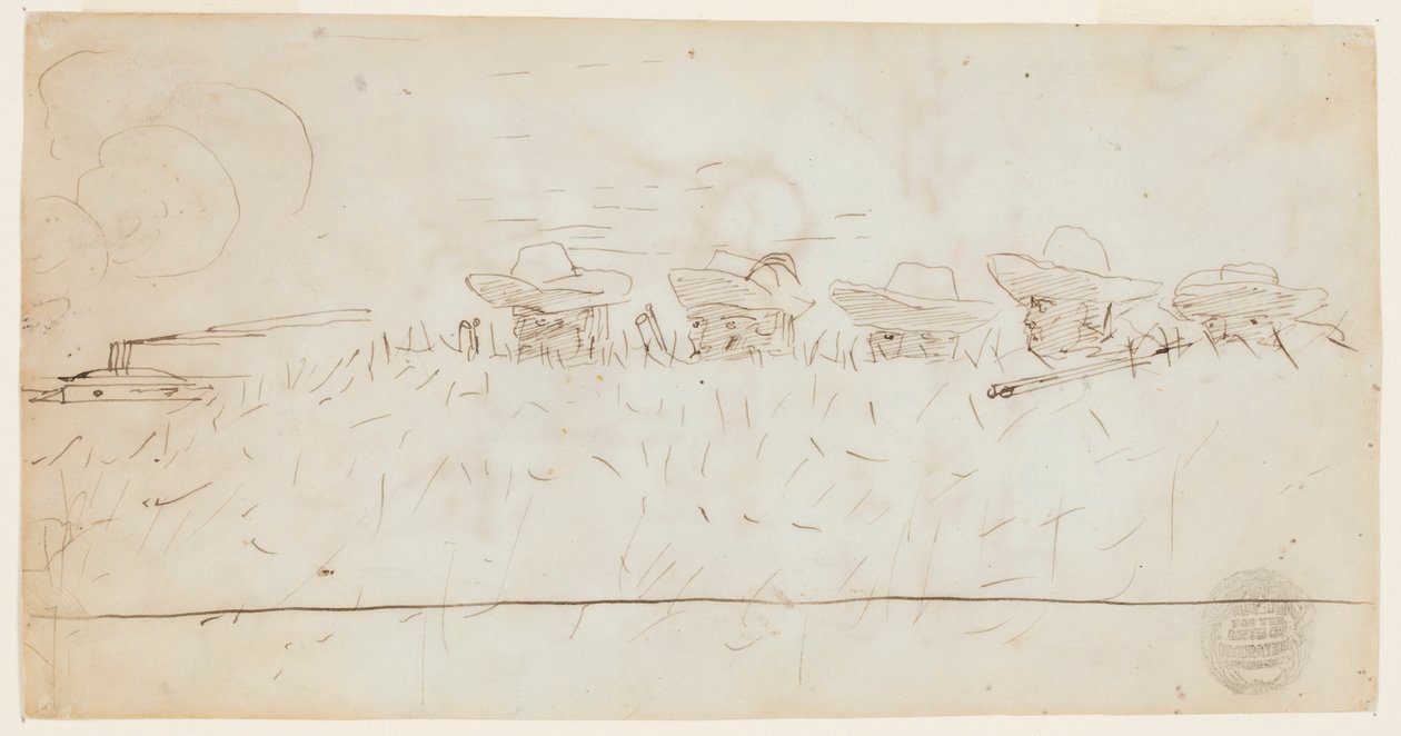 Män Som Ser Över Jordarbeten av Winslow Homer