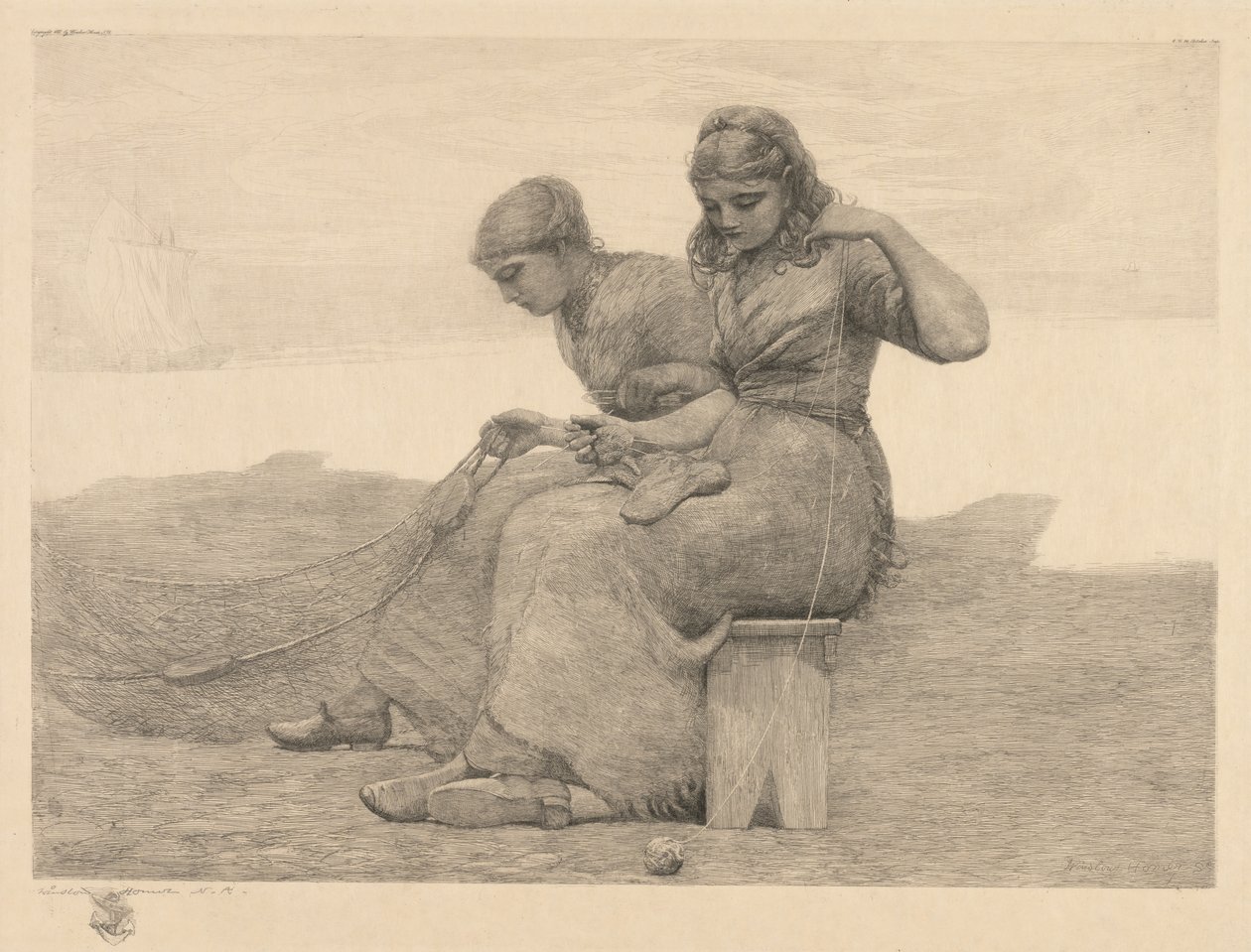 Att laga revorna av Winslow Homer