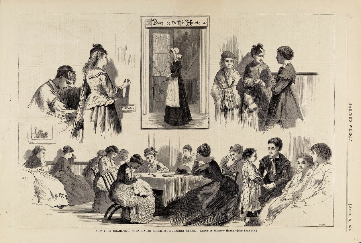 New York Charities--St. Barnabas House, från Harper