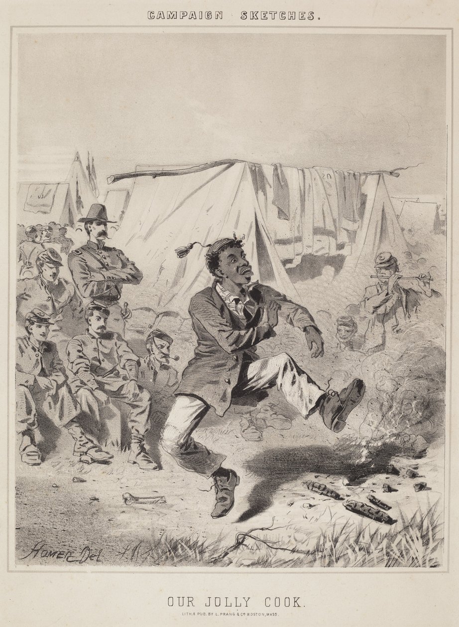 Våra Jolly Cook-kampanjskisser. av Winslow Homer