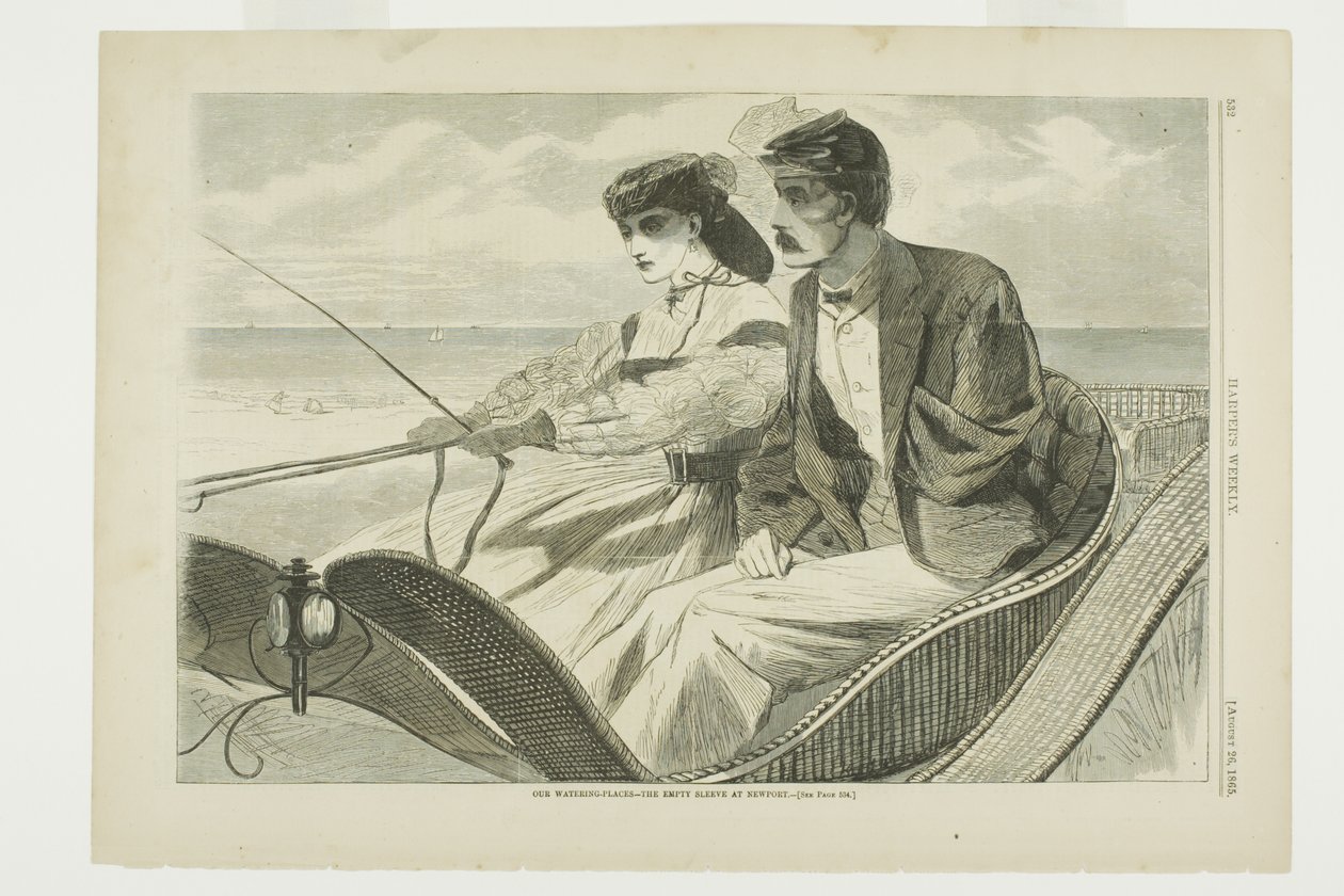 Våra vattenställen - Den tomma hylsan i Newport av Winslow Homer